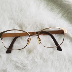 Pascale optical oval frames Rose gold 52-18-140